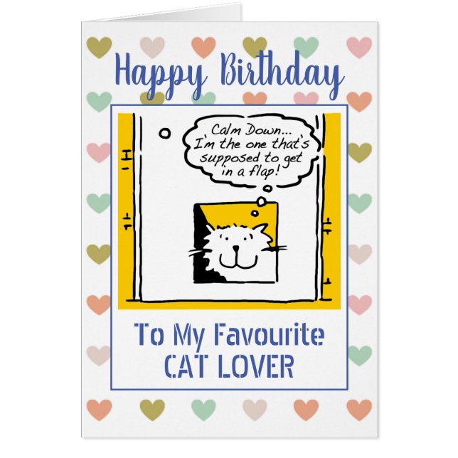 Happy Birthday Cat Lover (Front)