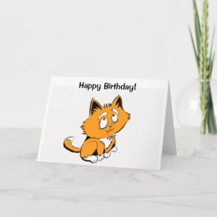 Happy Birthday cat lover! Card