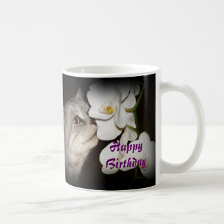 Happy Birthday  - Cat Mug