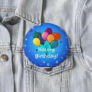 Happy Birthday celebration 10 Cm Round Badge