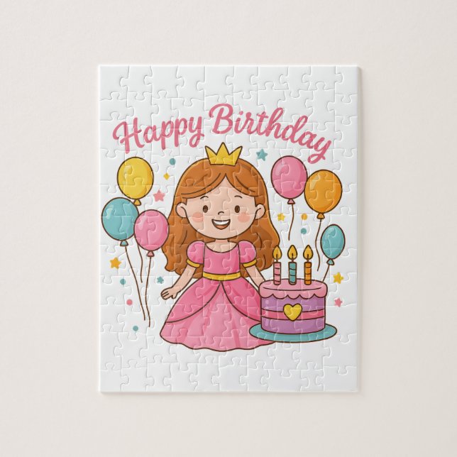  Happy Birthday Celebration – Fun Jigsaw Puzzle fo (Vertical)
