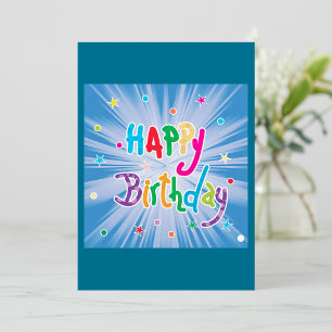 Happy Birthday Celebration Invitations
