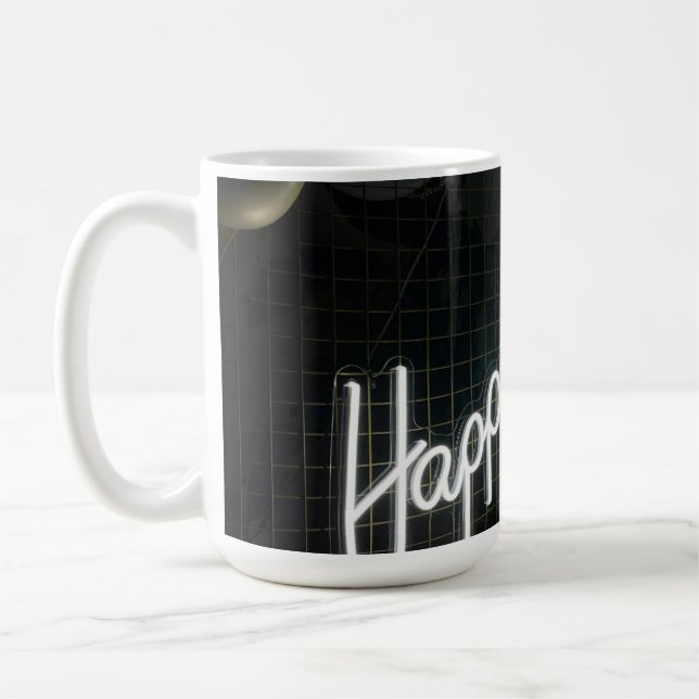 Happy Birthday Celebration Mug – Colourful Party D (Left)