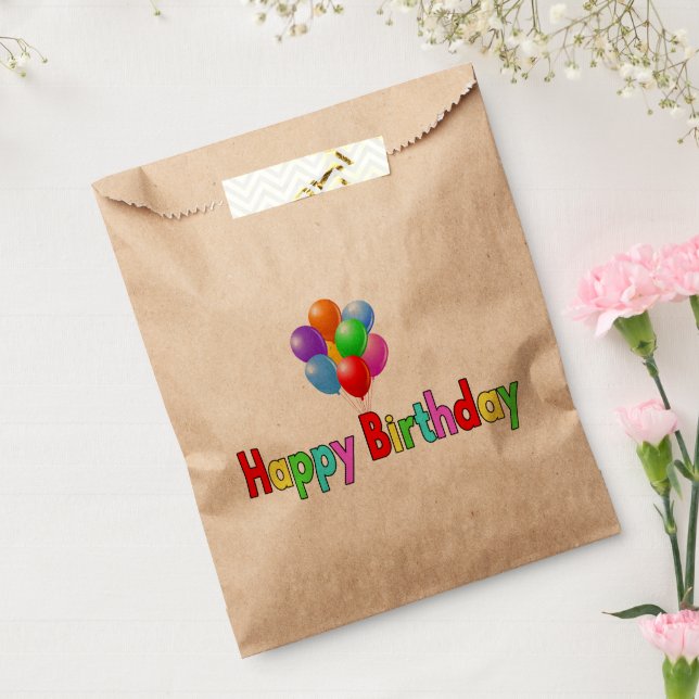Happy Birthday Celebration Party  Favour Bag (Sealed)