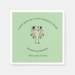 Happy Birthday, Celebration Party  Napkin