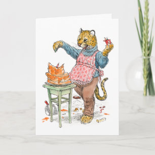 Happy Birthday Cheetah Card