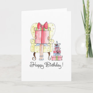 Happy Birthday Chick Note Card