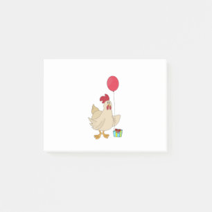 Happy Birthday Chicken Post-it Notes