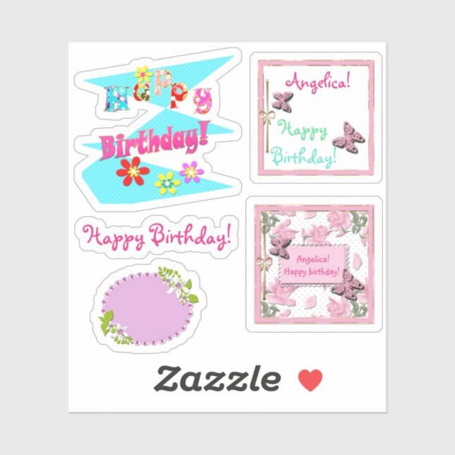 Happy birthday! Children's, children's set (Sheet)
