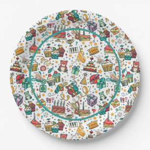 Happy Birthday Children's Paper Plate