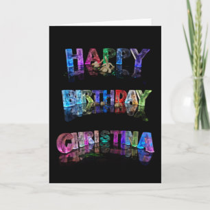 Happy Birthday Christina Card