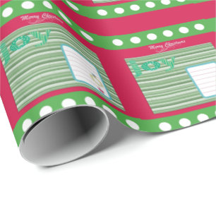 Happy Birthday Christmas Joy Wrapping Paper