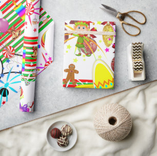 Happy Birthday Christmas Wrapping Paper