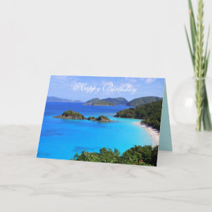 Happy Birthday, Cinnamon Bay, St. John, U.S.V.I. Card