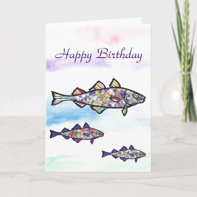 Happy Birthday Cod Card (Front)