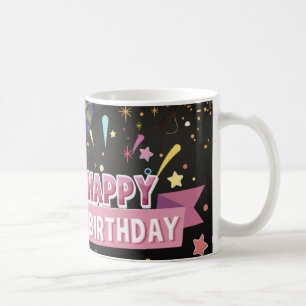happy birthday  coffee mug