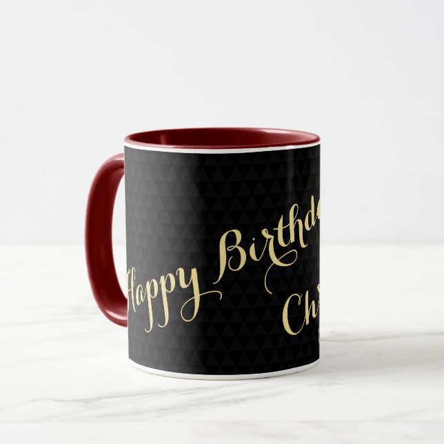 Happy Birthday Coffee Mug (Front Left)