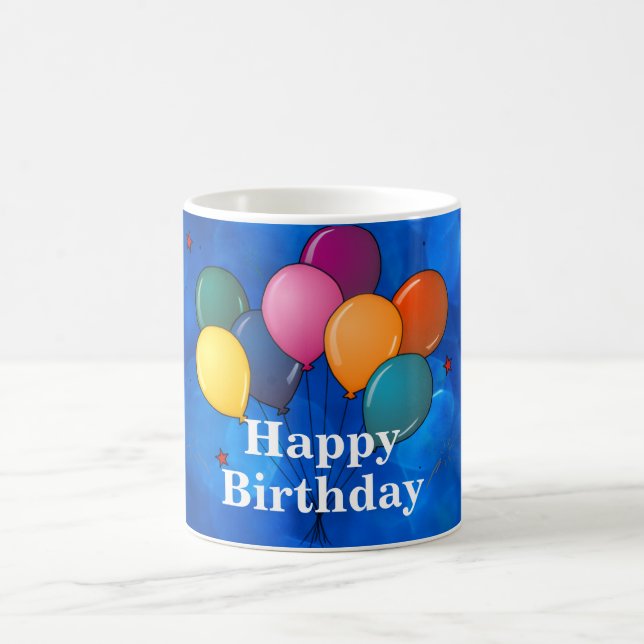 Happy Birthday  Coffee Mug (Center)