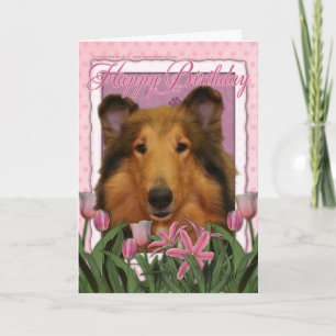 Happy Birthday - Collie - Natalie Card