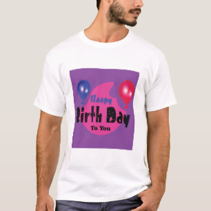 Happy Birthday – Colorful Celebration Party Design T-Shirt