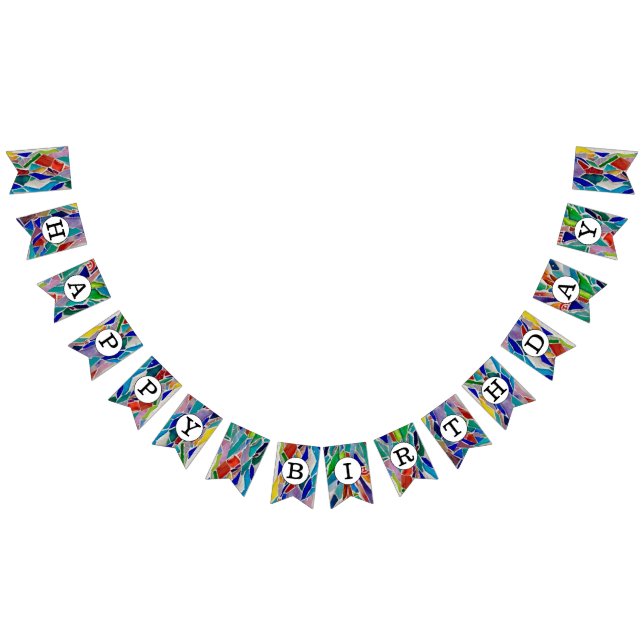 Happy Birthday Colourful Bunting (All)