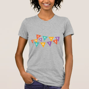 "Happy Birthday" Colourful Bunting Women's Graphic T-Shirt