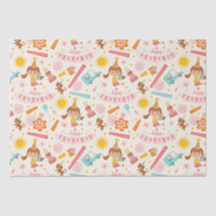 Happy Birthday Colourful Tissue Paper