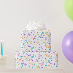Happy Birthday Confetti Wrapping Paper