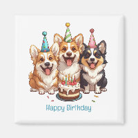 Happy Birthday Corgi Dogs