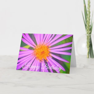 Happy Birthday Cosmo Flower Card