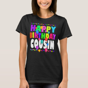Happy Birthday Cousin Cute Toddler Matching Family T-Shirt