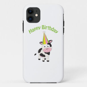 Happy birthday cow iPhone 11 case