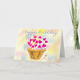 happy birthday CUPCAKE cards