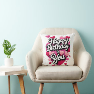 happy birthday cushion