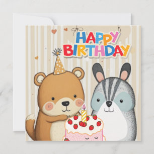 Happy Birthday custom card