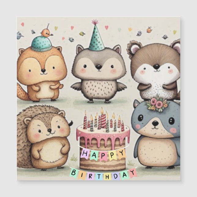 Happy Birthday custom card (Front)