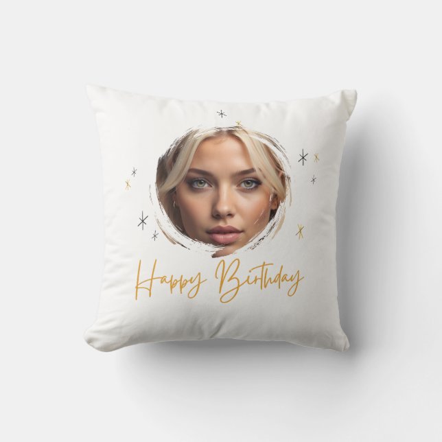 Happy Birthday Custom Cushion (Front)