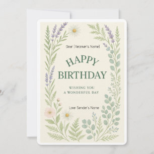 Happy Birthday Custom Digital Card