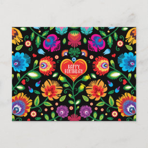 😍Happy Birthday customisable folklore postcard
