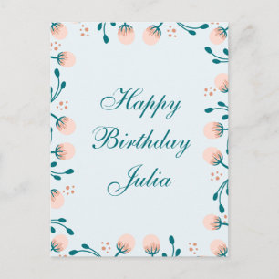 Happy birthday Customisable Standard Postcard