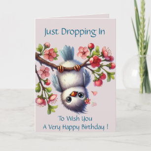 Happy Birthday Cute Bird Card