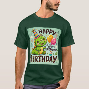 Happy Birthday Cute Dino Roar T-Shirt