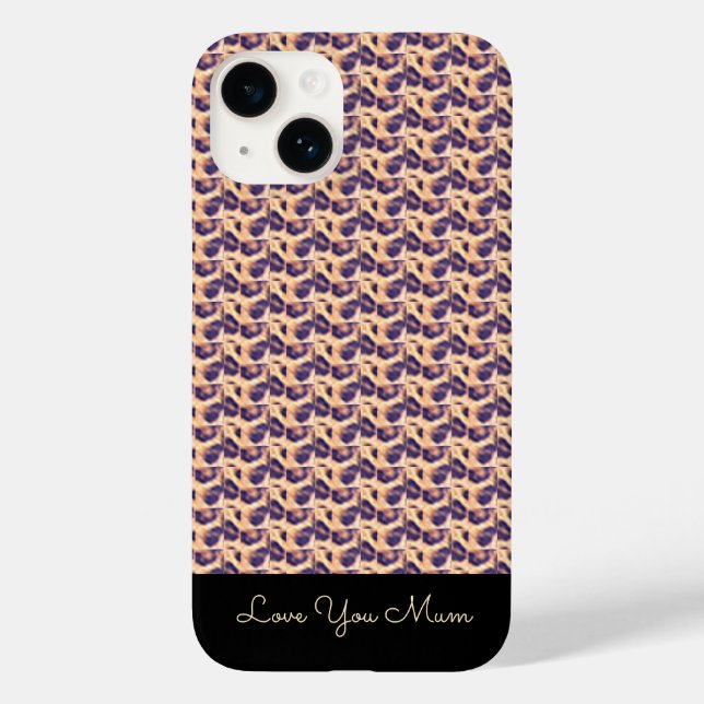 Happy Birthday Cute Leopard Pattern  Case-Mate iPhone Case (Back)