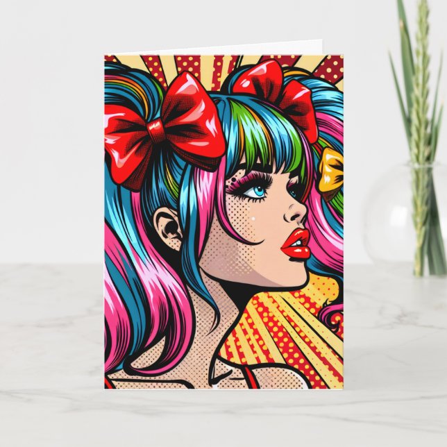 Happy Birthday Cutie Pie Card (Front)