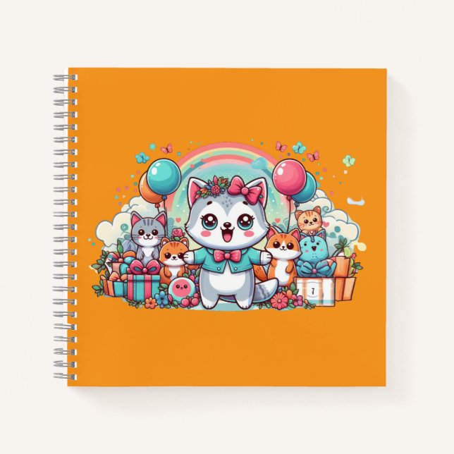 Happy Birthday, Cutie Pie Notebook (Front)