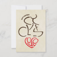 Happy Birthday Cyclist With Love