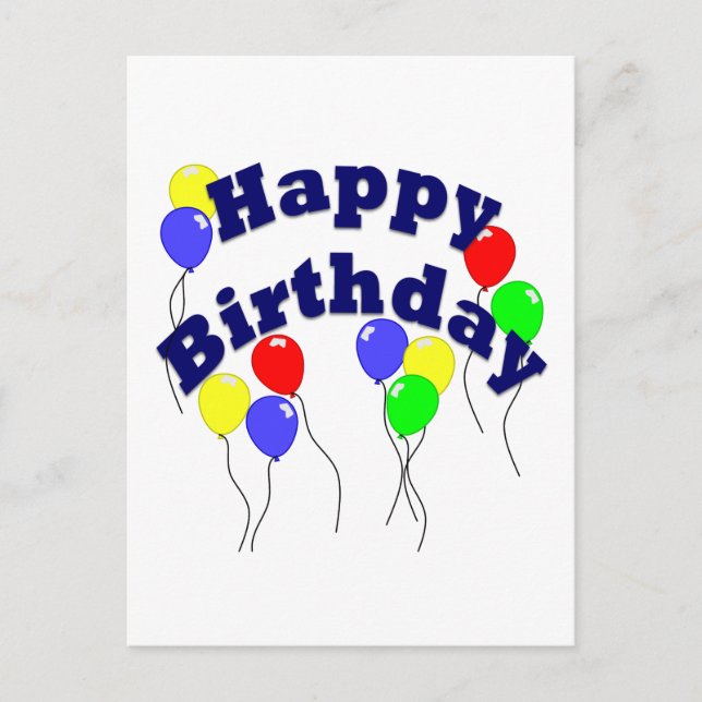 Happy Birthday - D2 Postcard (Front)