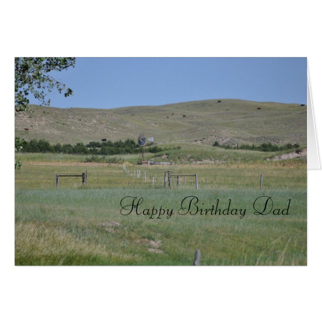 Happy Birthday Dad (Front Horizontal)