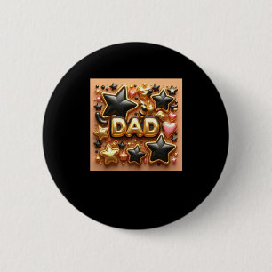 Happy Birthday Dad10 6 Cm Round Badge