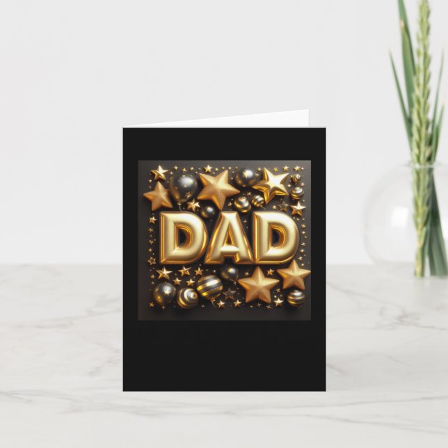 Happy Birthday Dad7  Card (Front)